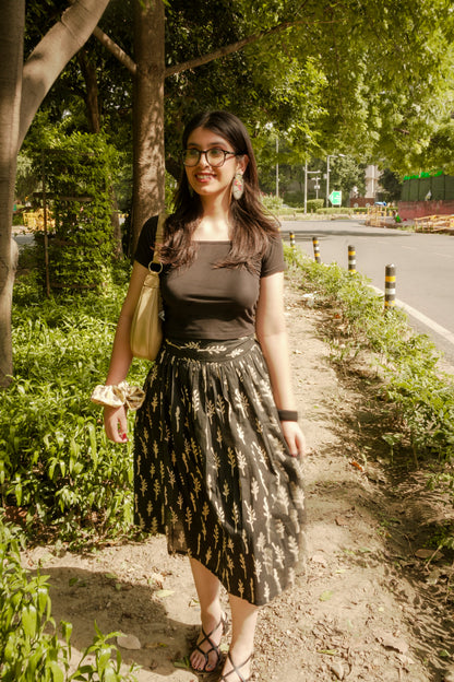 HOUR-GLASS SKIRT- vanika