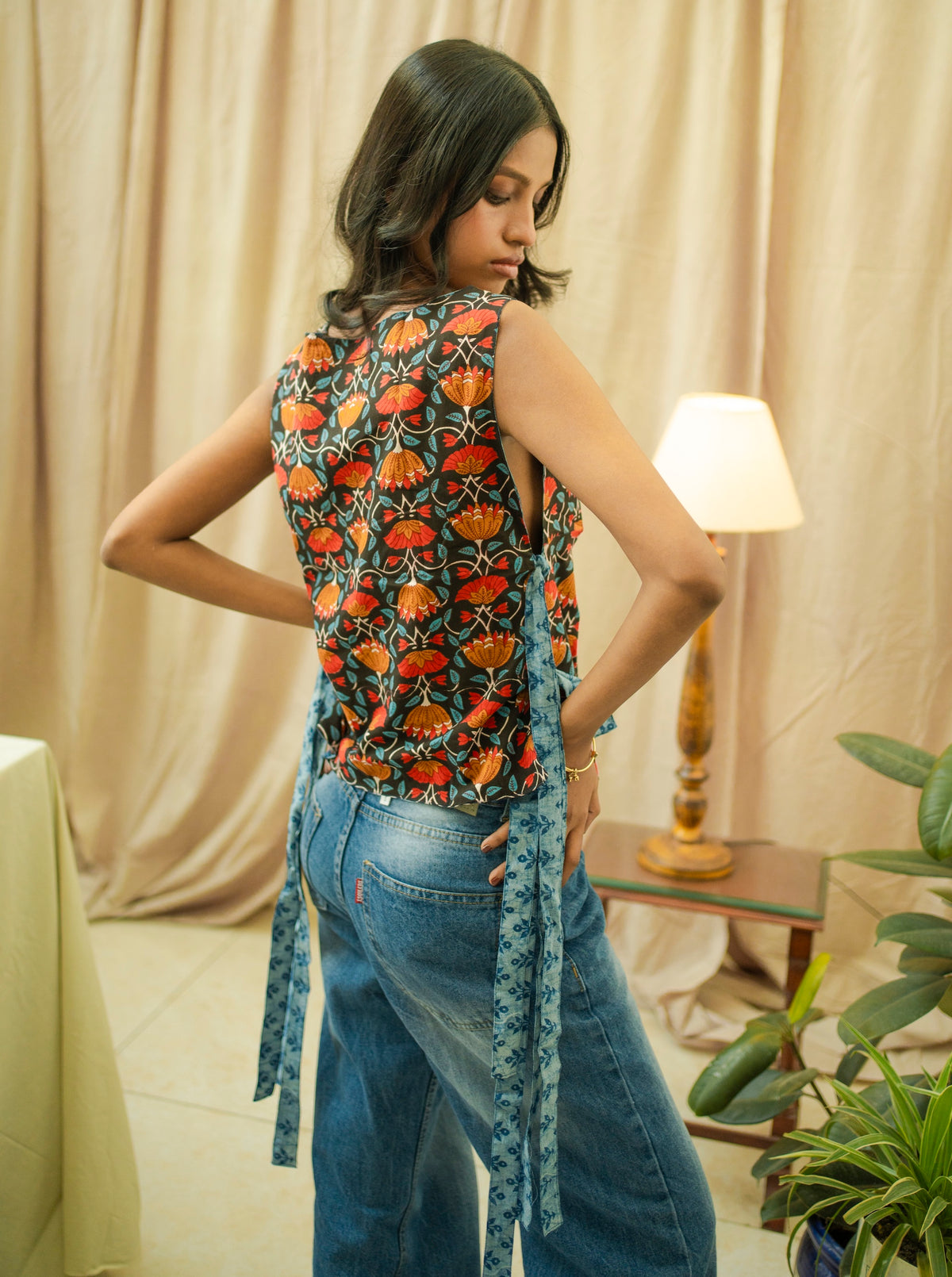 REVERSIBLE JAPANESE TOP- JUHI