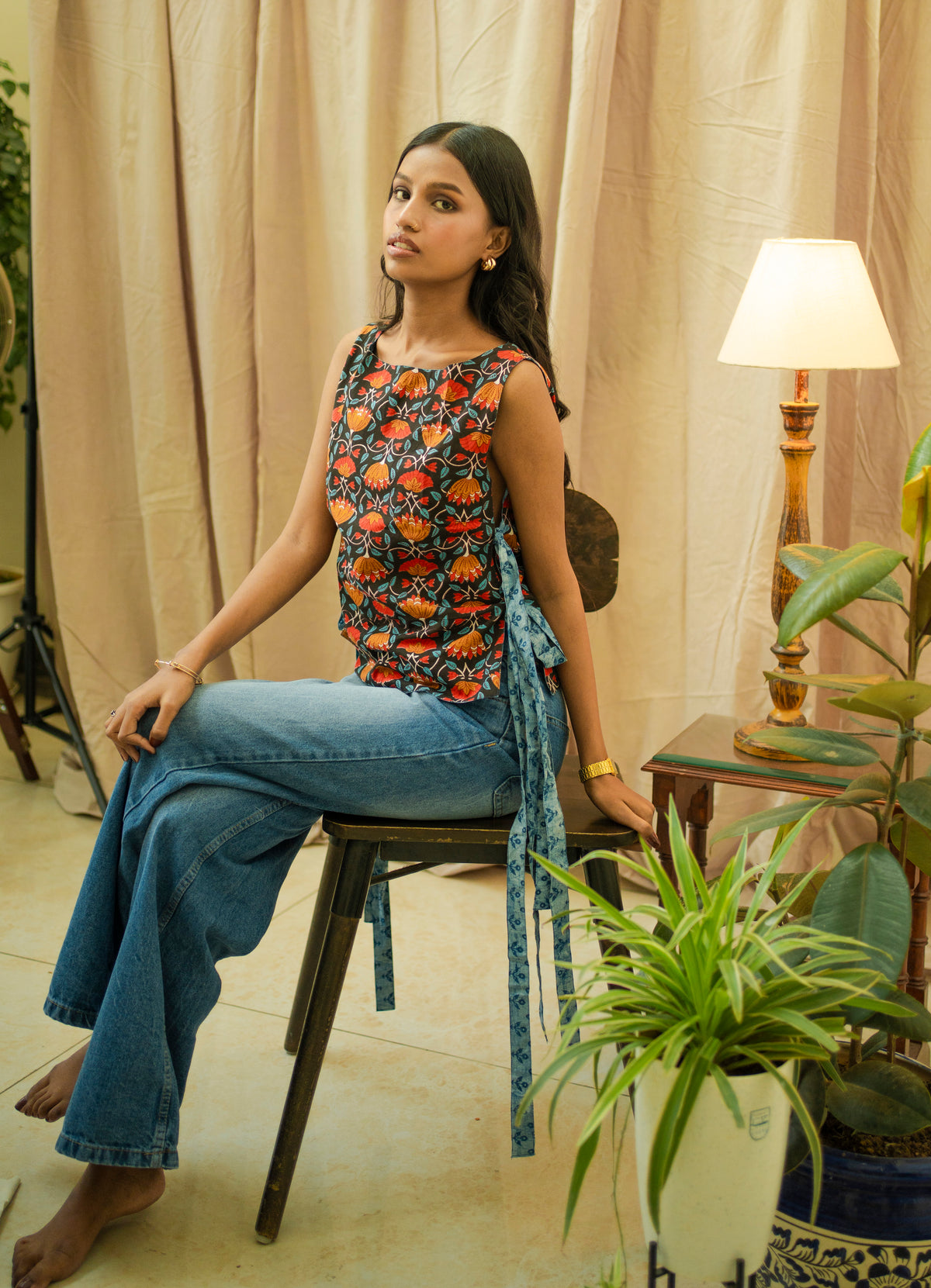 REVERSIBLE JAPANESE TOP- JUHI