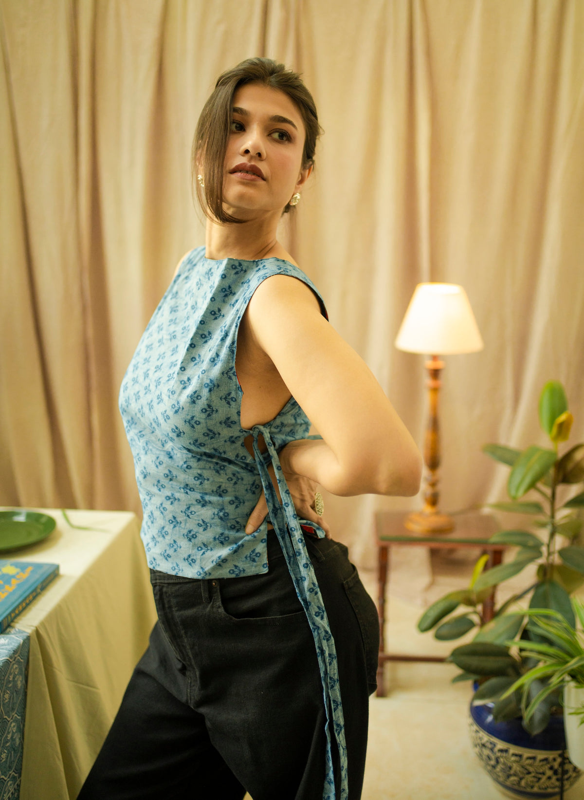 REVERSIBLE JAPANESE TOP- JUHI