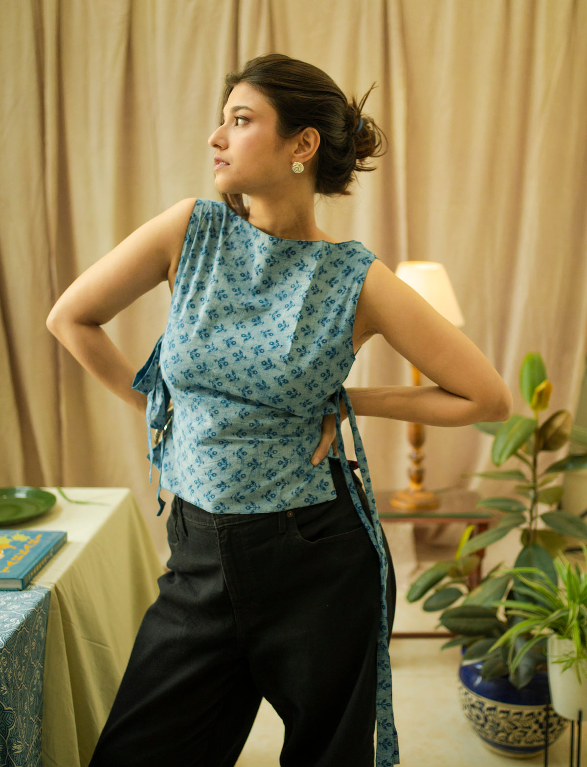 REVERSIBLE JAPANESE TOP- JUHI