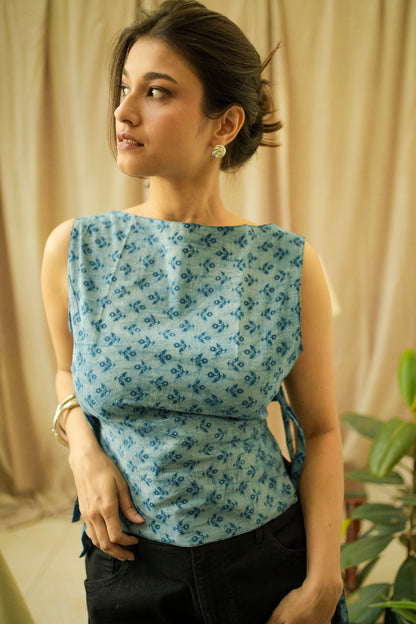 REVERSIBLE JAPANESE TOP- JUHI