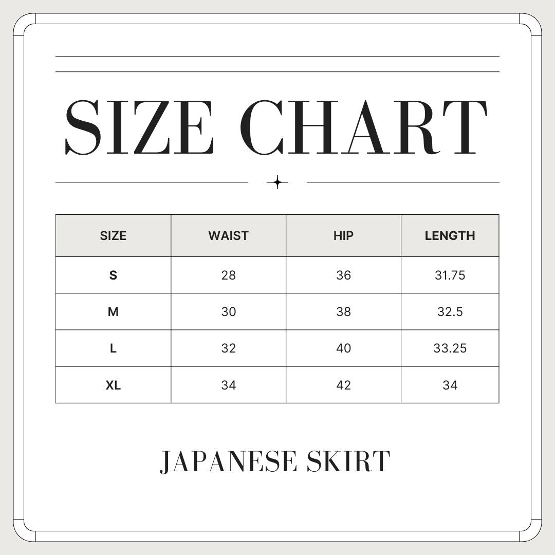 japanese wrap skirt- Neelshail