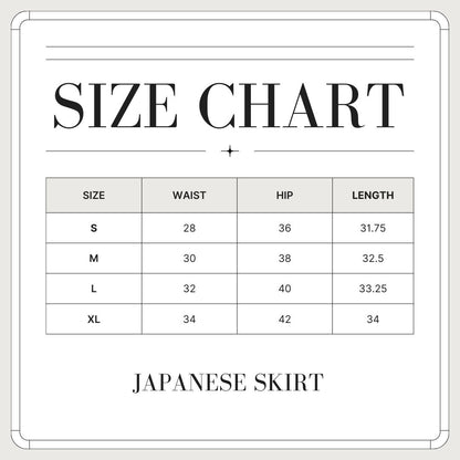 japanese wrap skirt- Neelshail