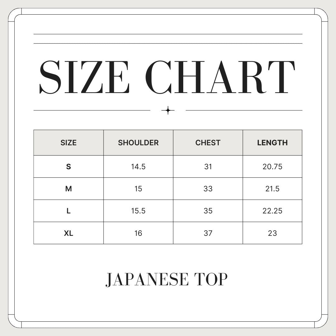 JAPANESE TOP- Meenika